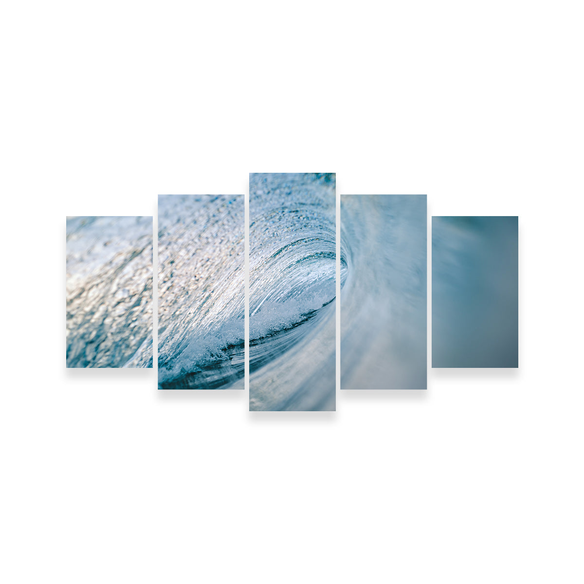 Stunning Blue Ice Wall Art by Lucas Moore