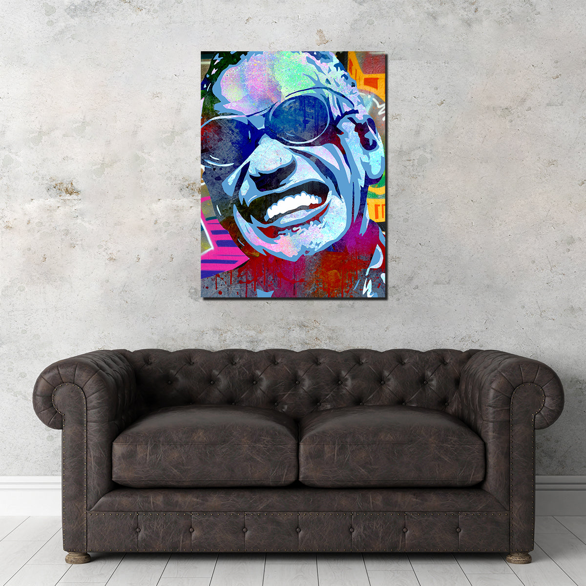 Exquisite Ray Charles Wall Art by Stephen Chambers