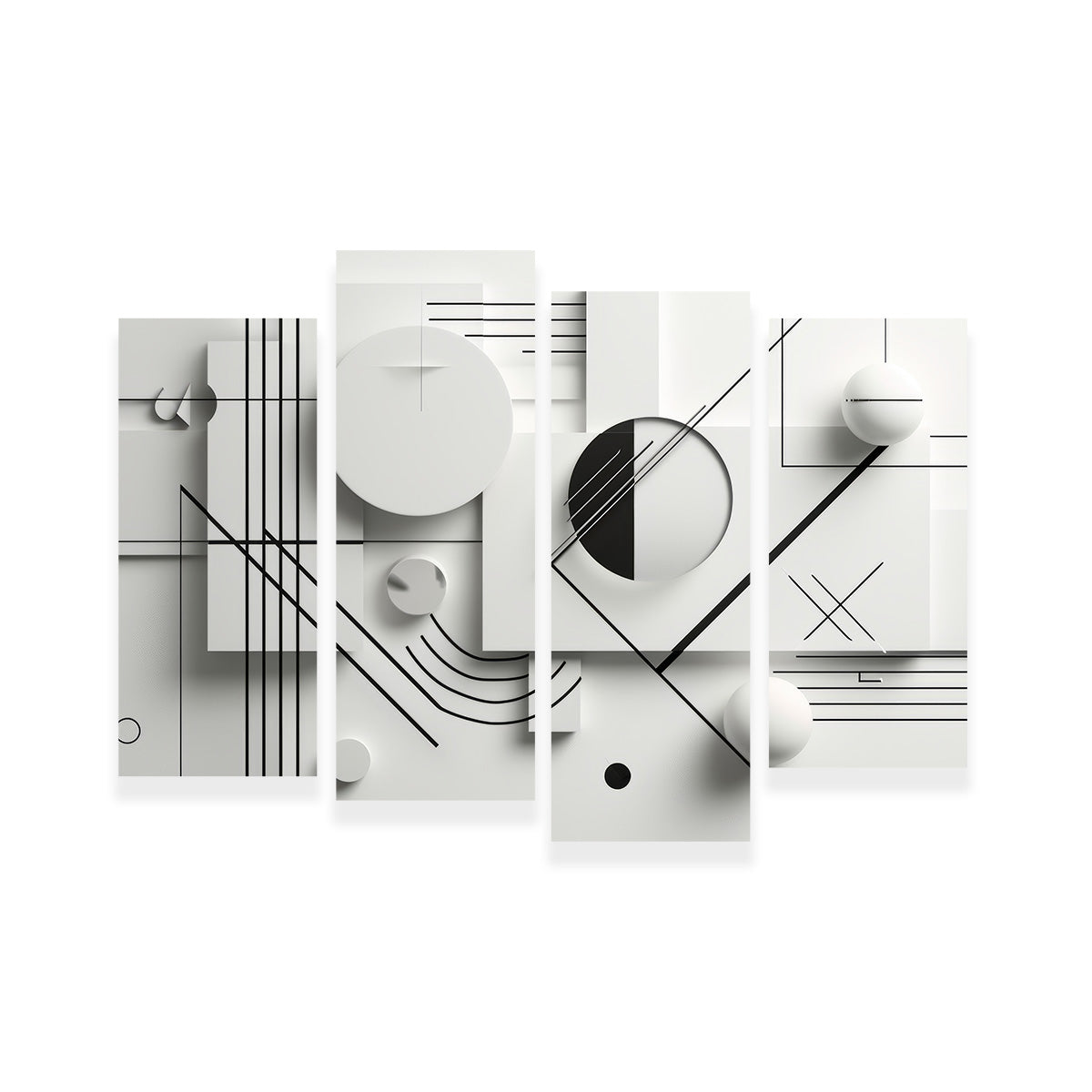 Stylish Geometric Lines Wall Art for Modern Interiors