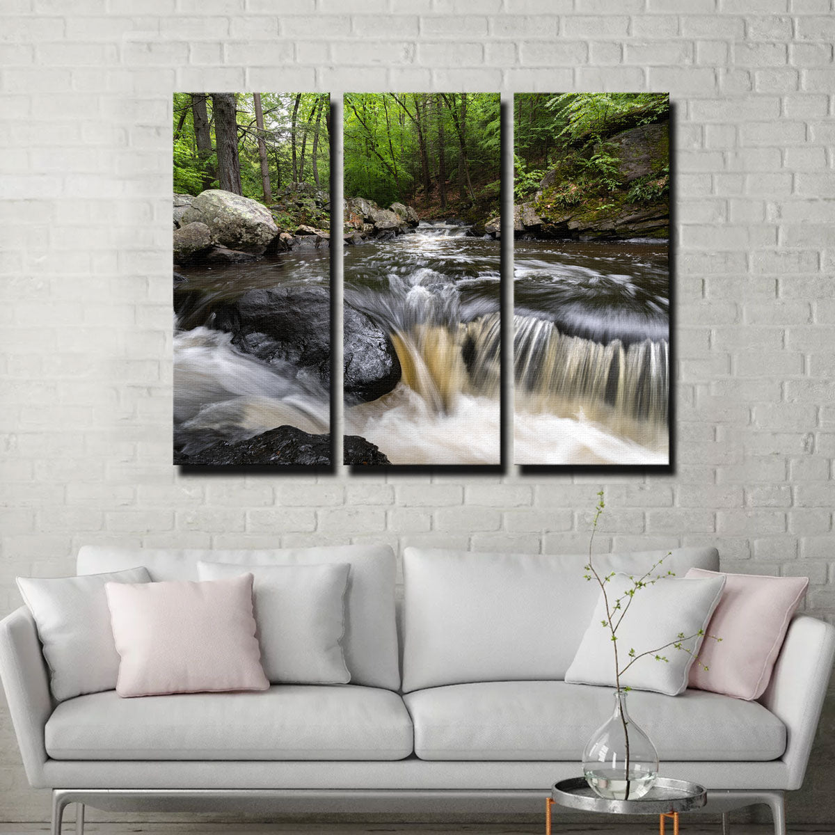 Stunning Summer Black River Wall Art for Home Decor