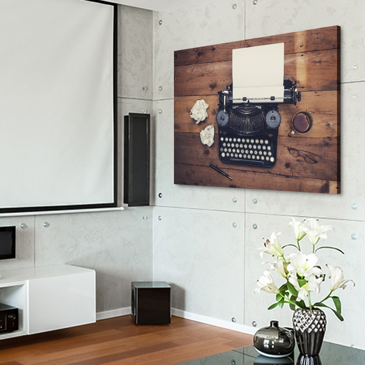 Vintage-Style Retro Typewriter