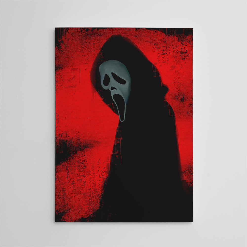 Unique Ghost Face Portrait Wall Art by Andy Brackpool