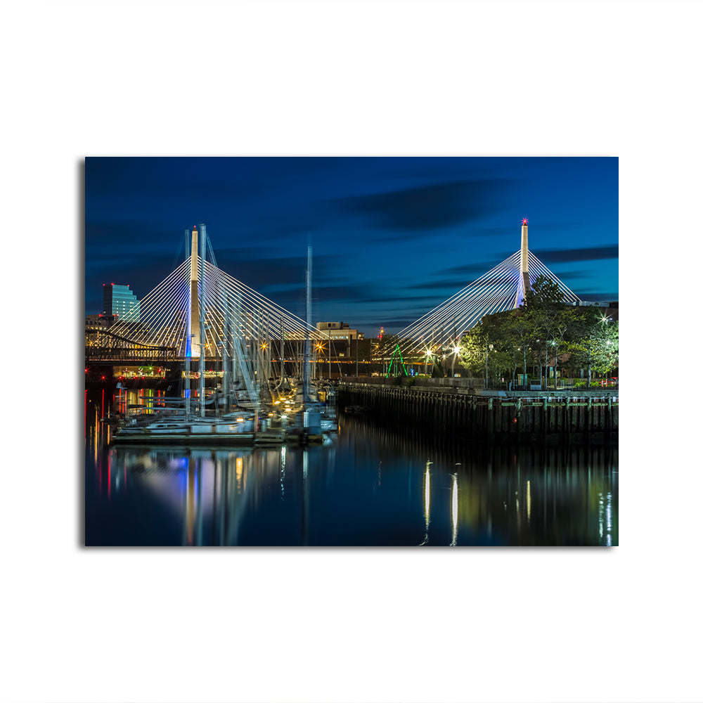 Exquisite Boston Bunker Hill Bridge Wall Art by Melanie Viola