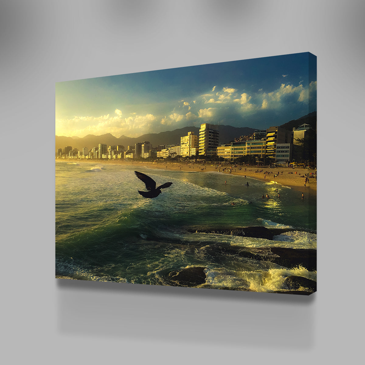 Exquisite Ipanema Rio Wall Art by Charity Dos Santos