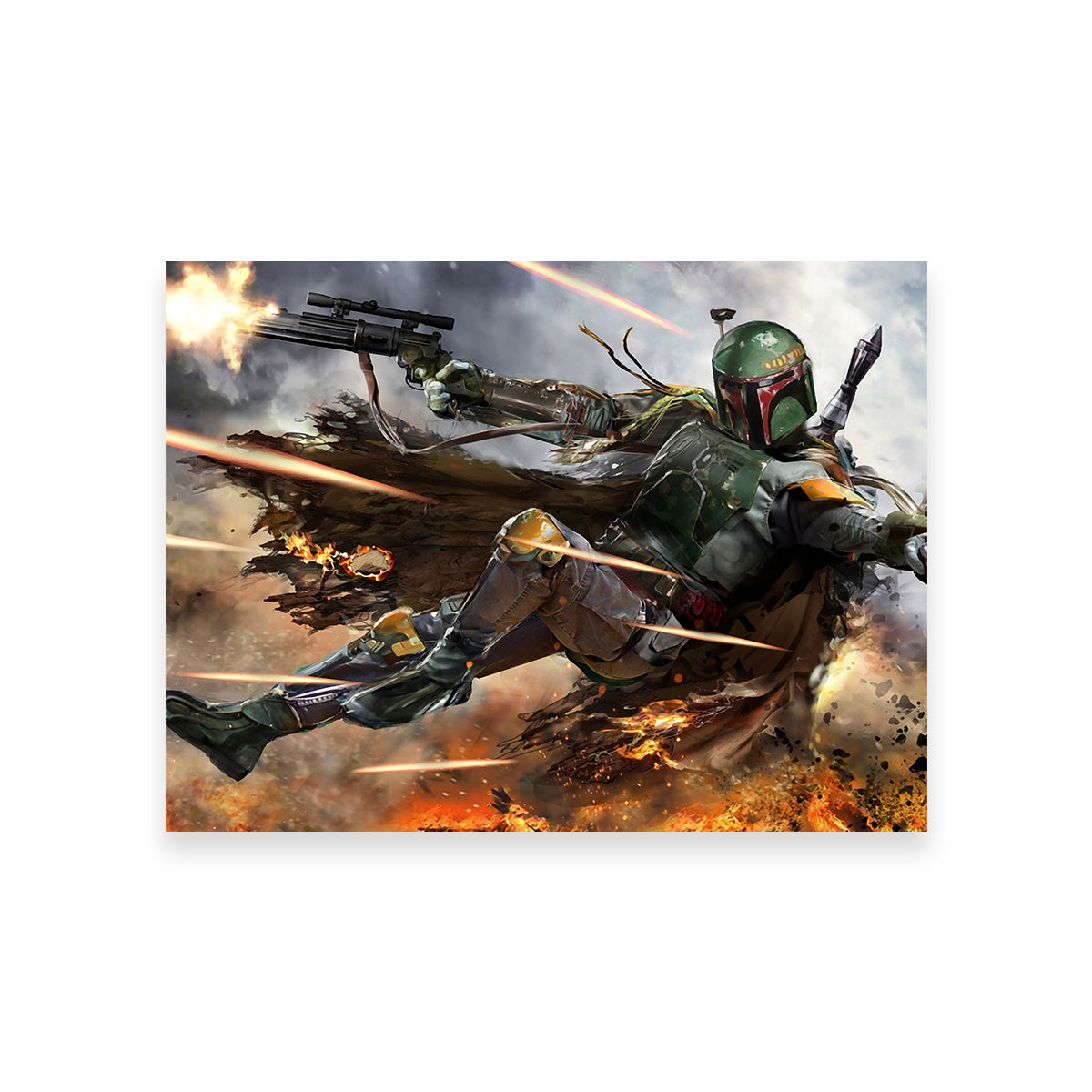 Stunning Boba Fett Wall Art for Your Home Decor