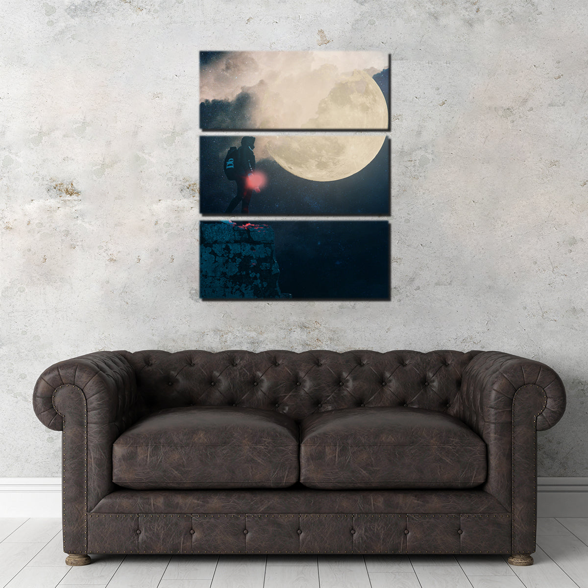 Enchanting Look At The Moon Wall Art by RAPart