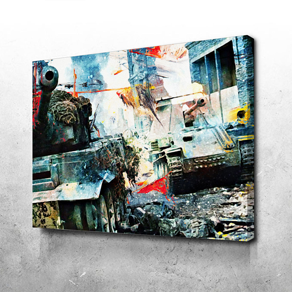 Epic Tank Battle Wall Art for Stunning Decor