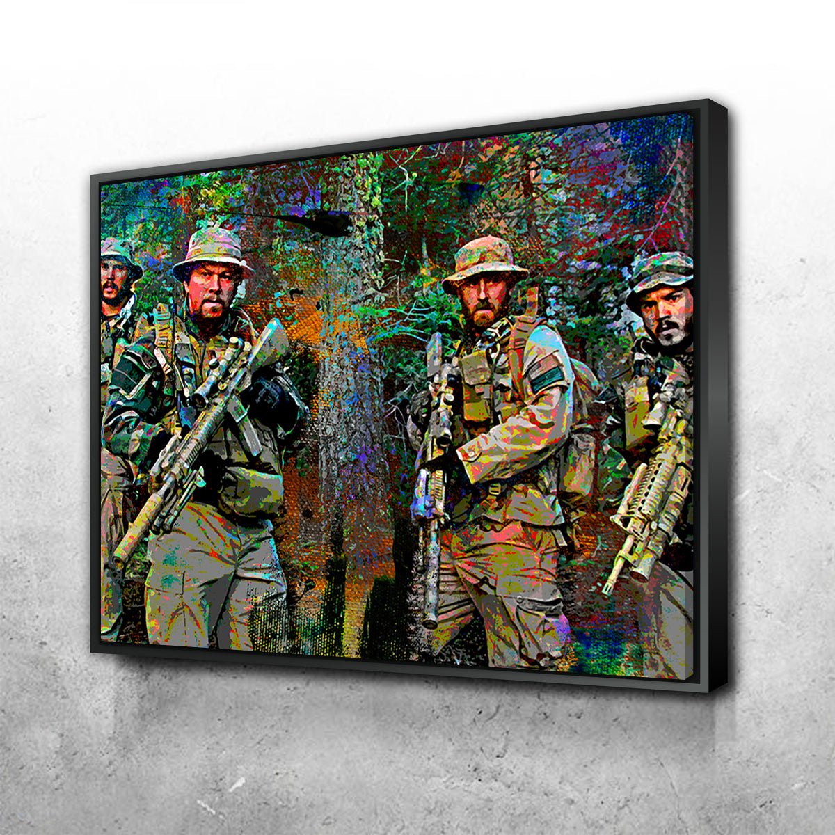 Lone Survivor Crew Wall Art - Premium Kiln - Dried Pine Framed Canvas