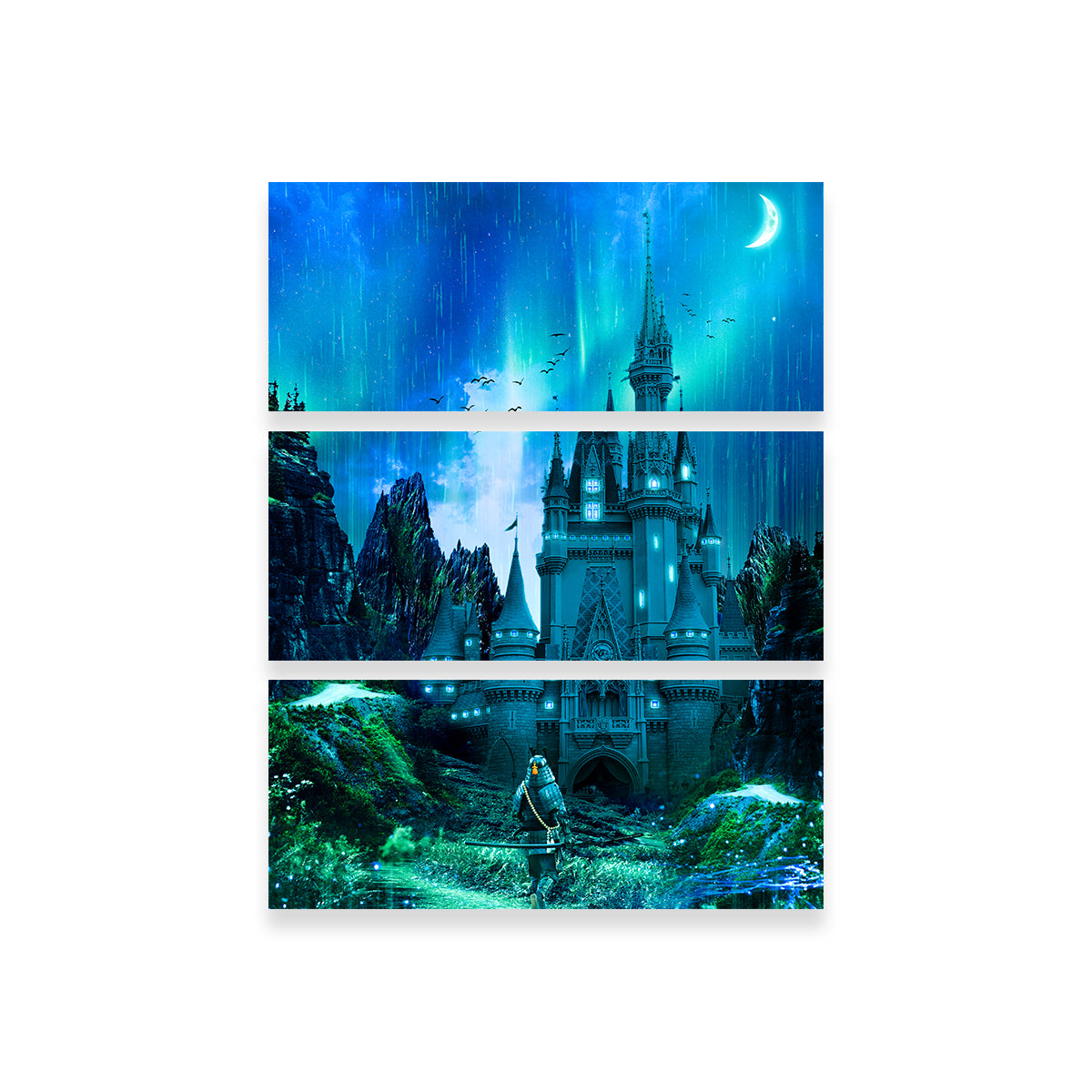 Exquisite Castle Wall Art by INDOARC