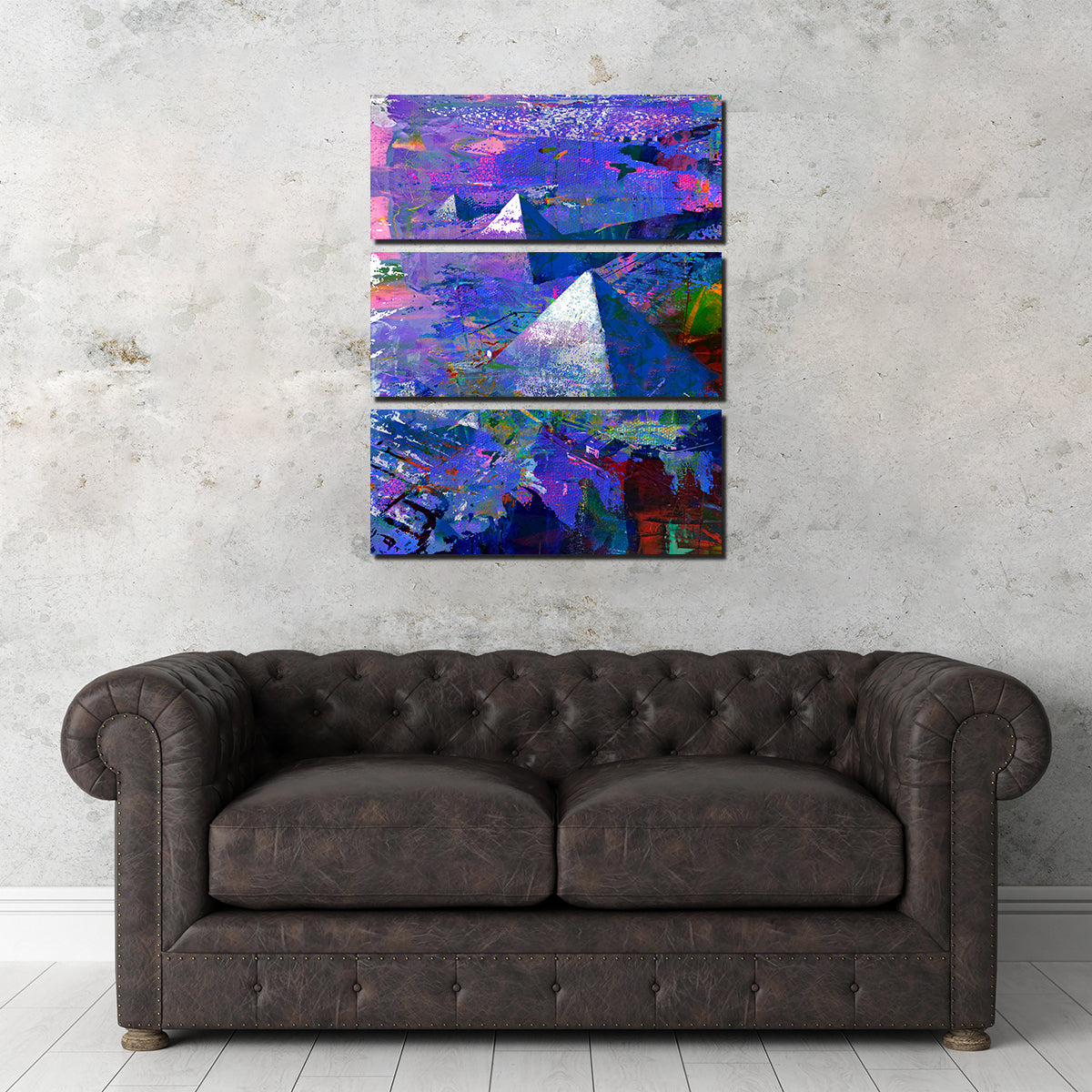 Stunning Pyramids Wall Art by Stephen Chambers