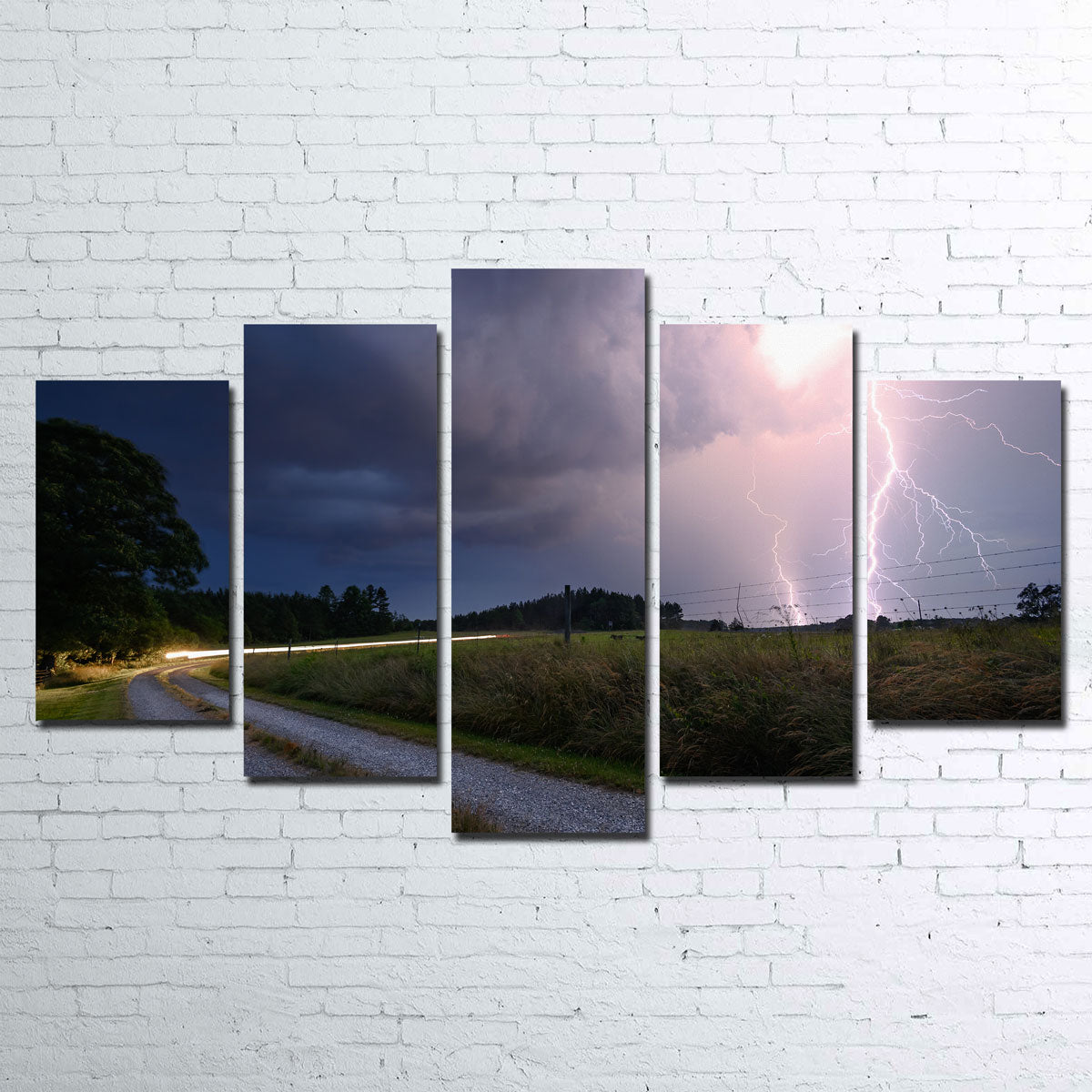 Eye-Catching Purple Strike Wall Art by Lucas Moore