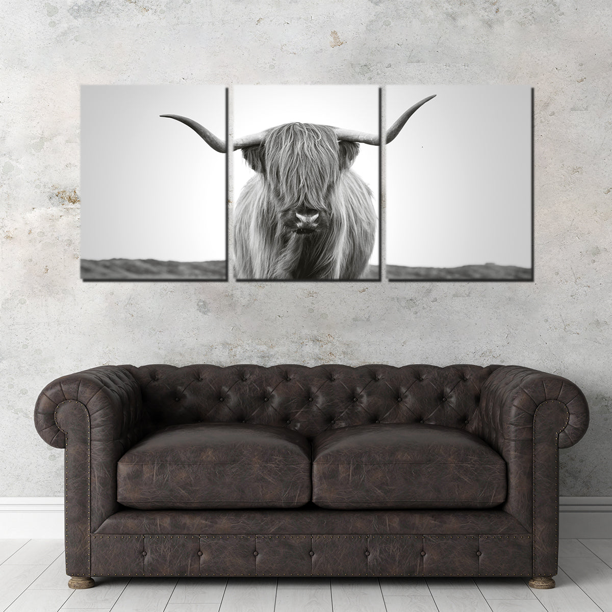 Gorgeous Scottish Bull Wall Art - Ideal for Home Decor