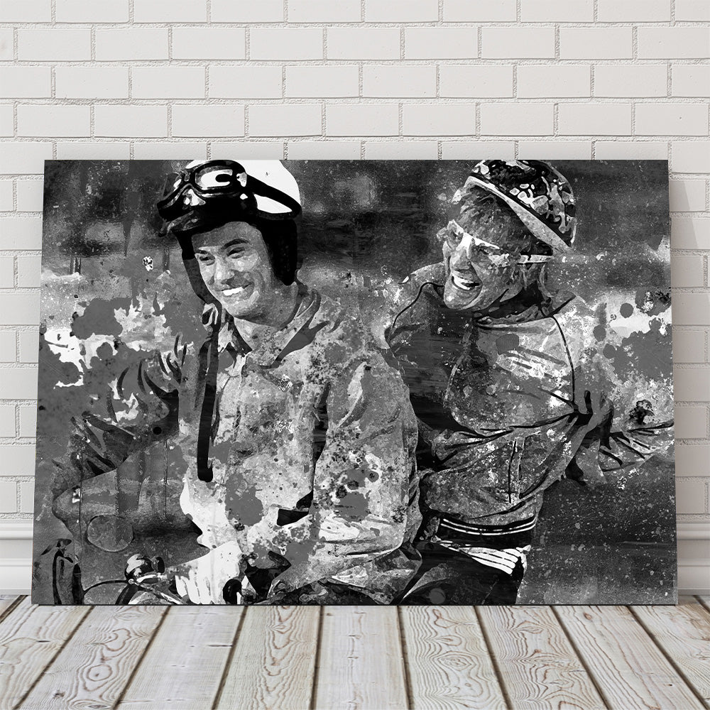 Eye - catching Dumb and Dumber Grayscale Wall Art for Stunning Decor