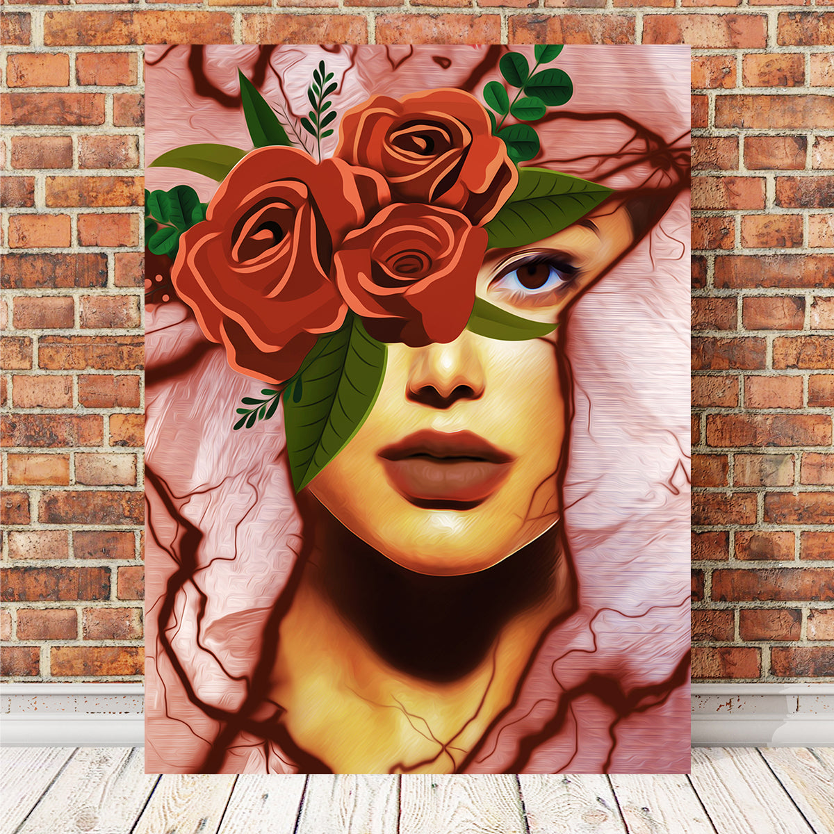Stunning Abstract Girl Wall Art by George Sorin