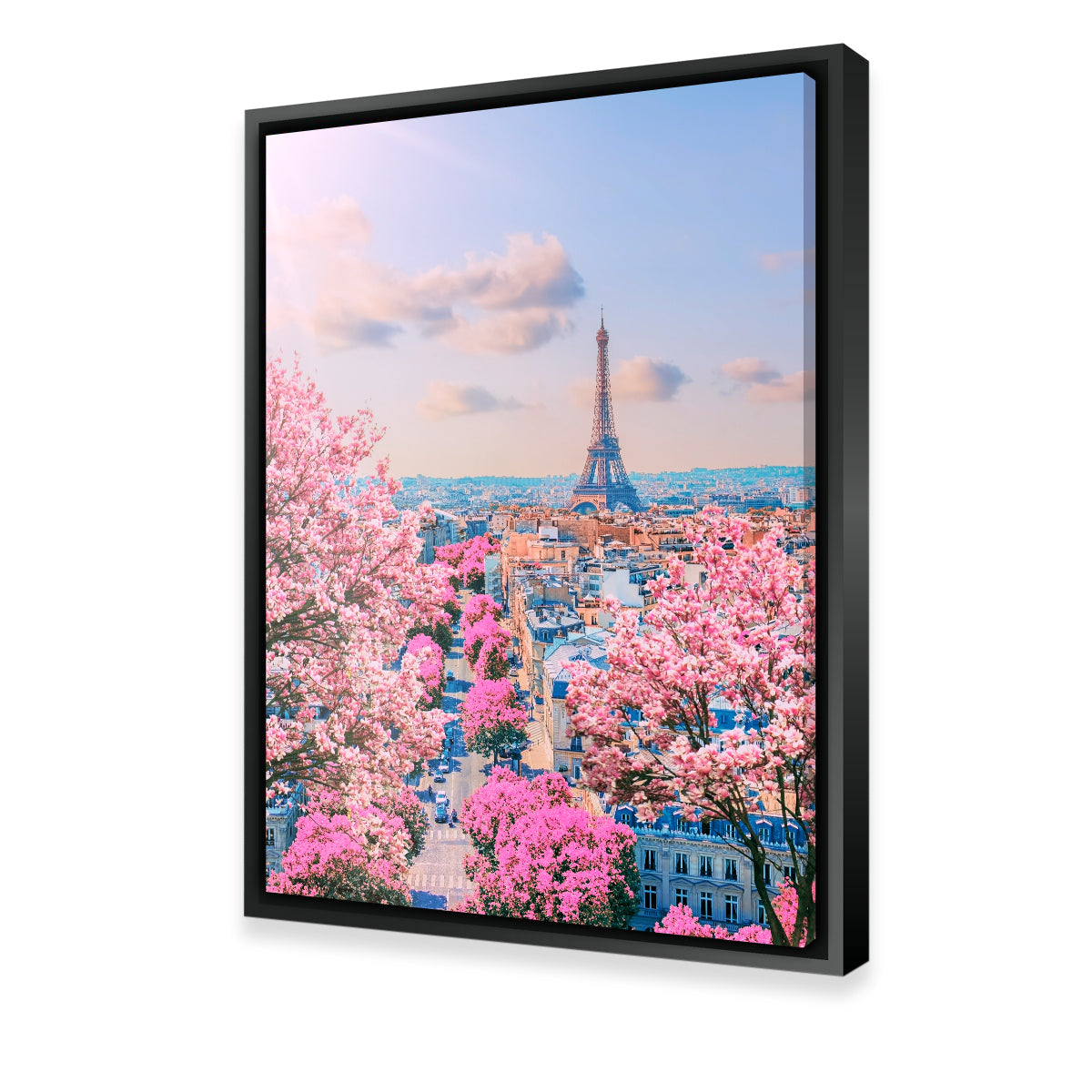 Exquisite Paris Sakura Wall Art for Home Decor