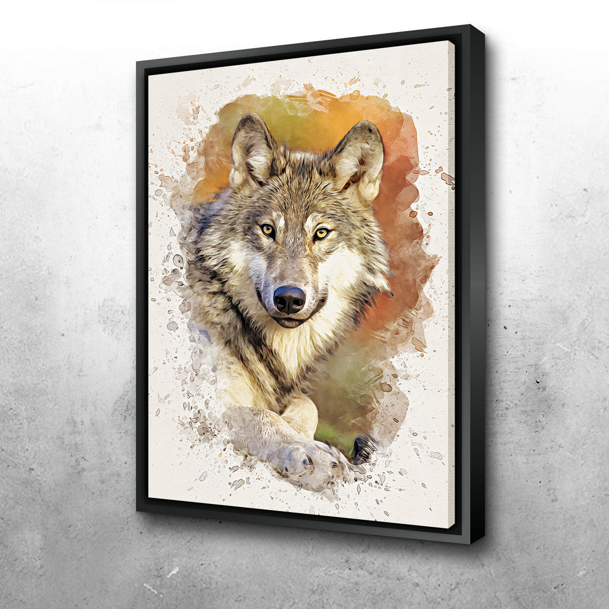 Stunning Gray Wolf 3 Wall Art by Denise Dundon