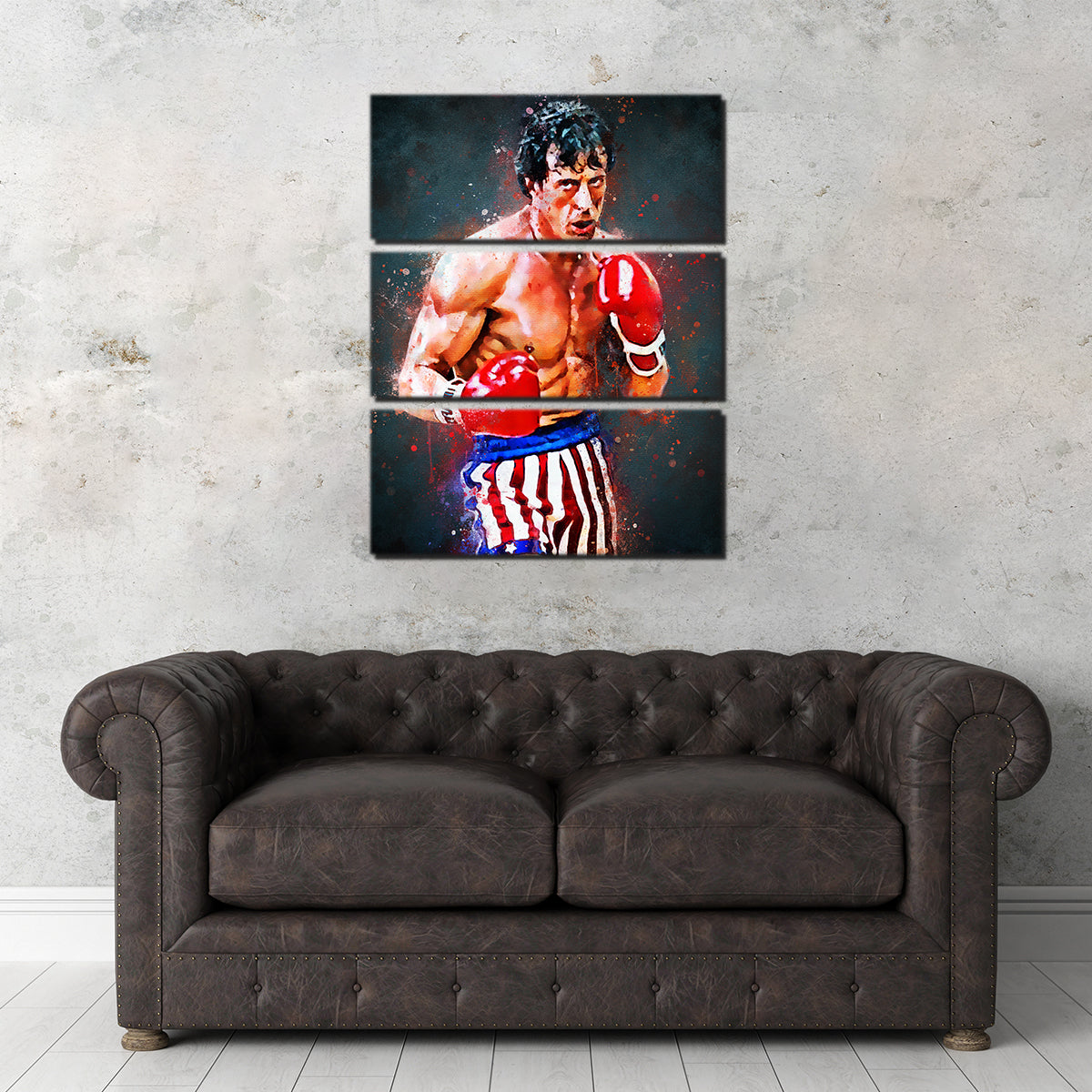 Iconic Rocky Balboa Wall Art - Stunning Decor for Your Space