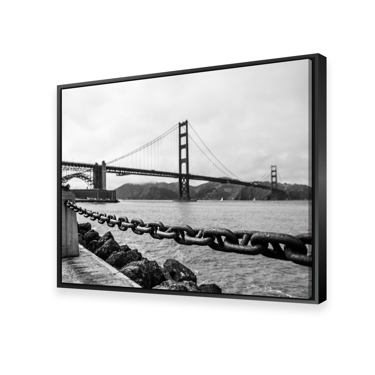 Stunning Golden Gate Chain Wall Art for Home Decor
