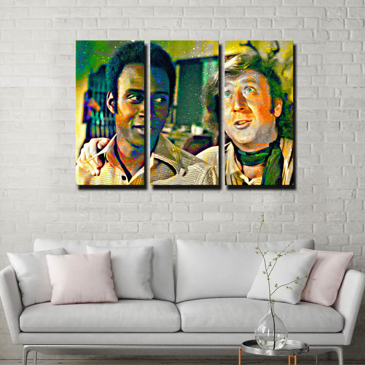 Stunning Blazing Saddles Bart & Jim Wall Art for Your Home Decor