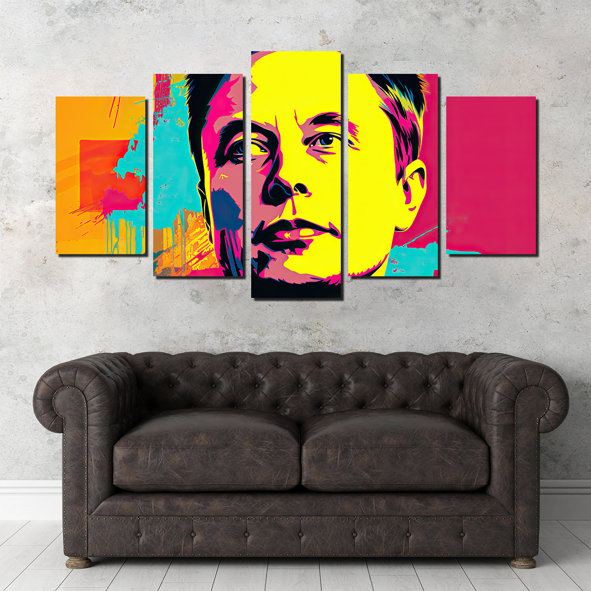 Unique Elon - Warhol Inspired Wall Art by Ralph & Laura Design