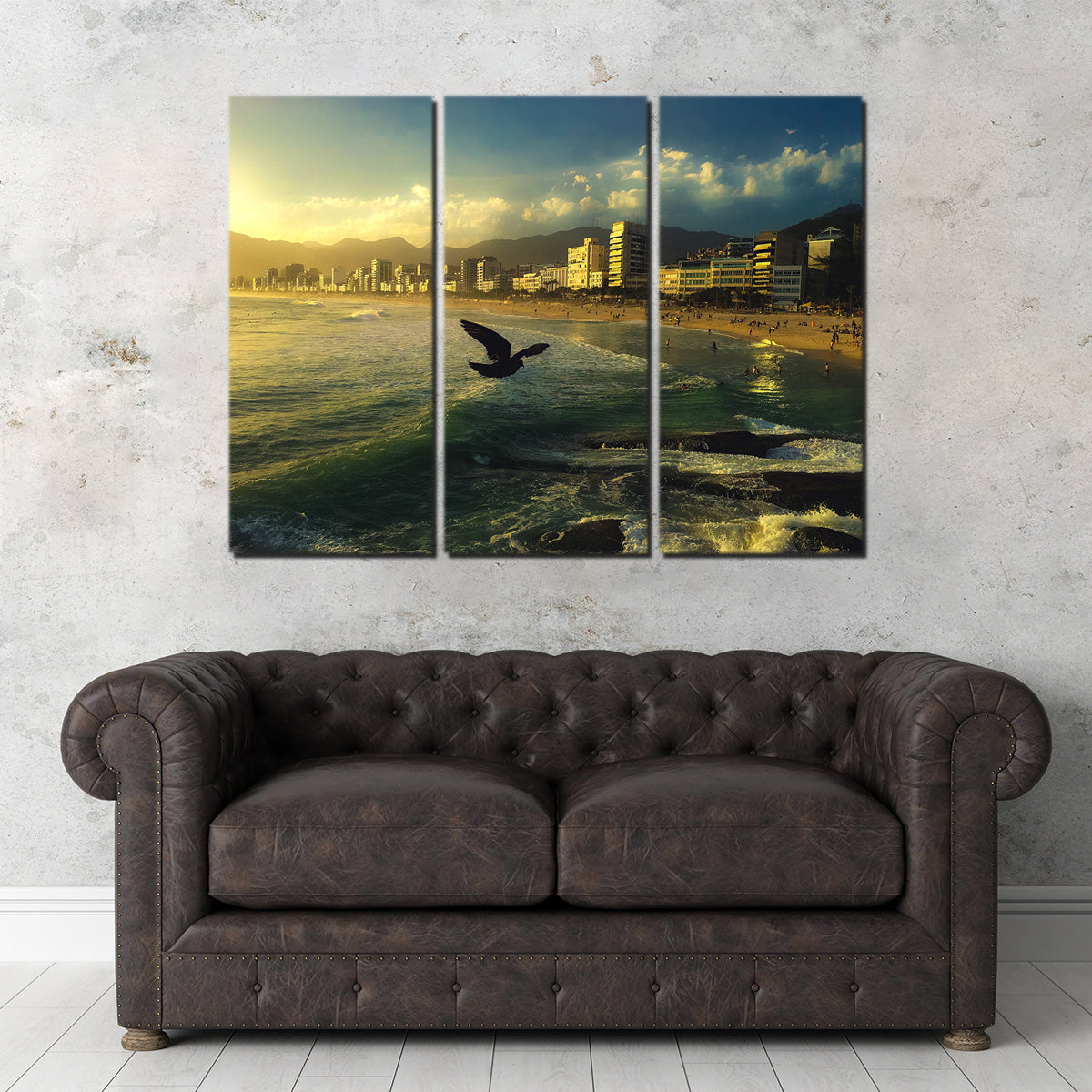 Exquisite Ipanema Rio Wall Art by Charity Dos Santos