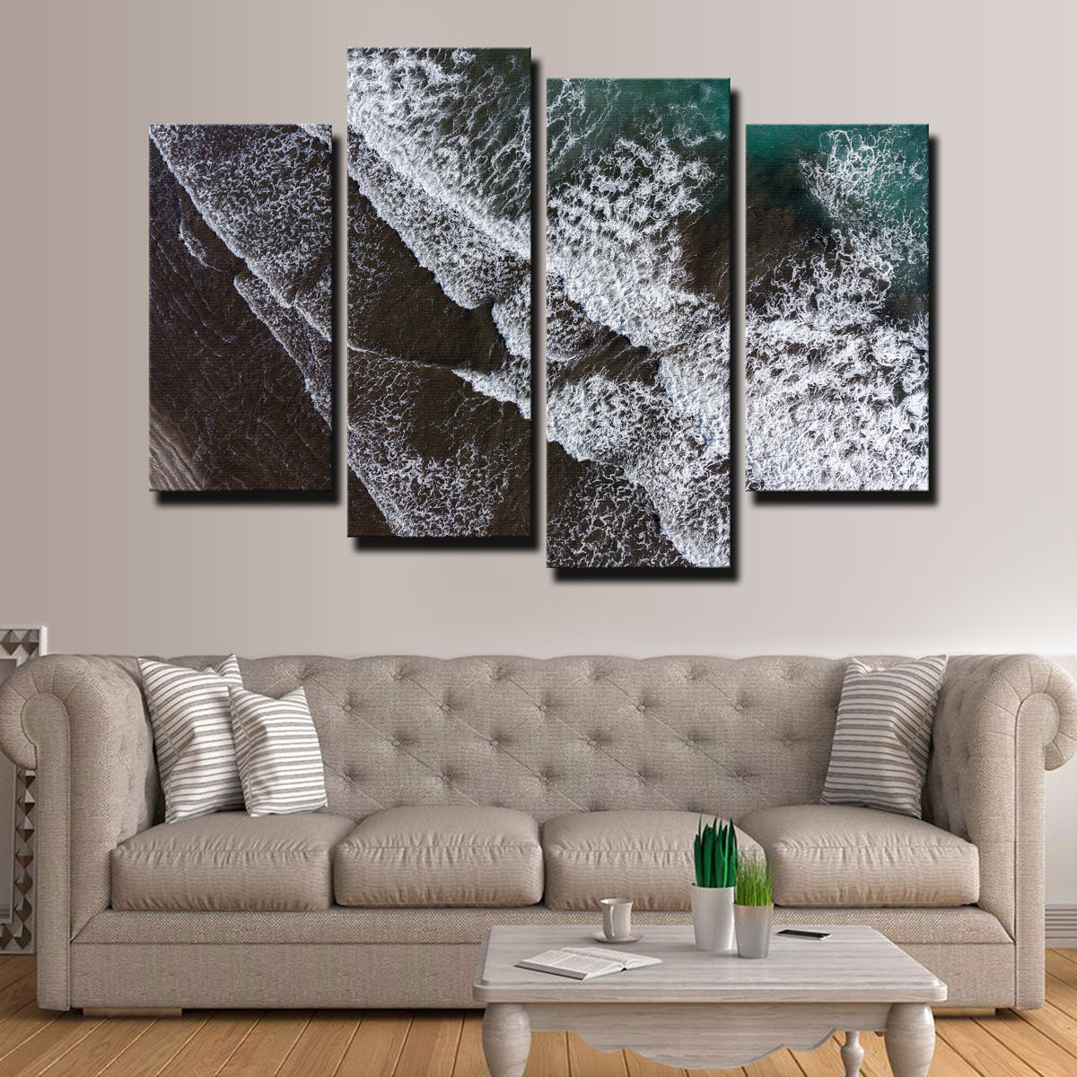 Exquisite Rippling Sand Wall Art by Karolis Janulis