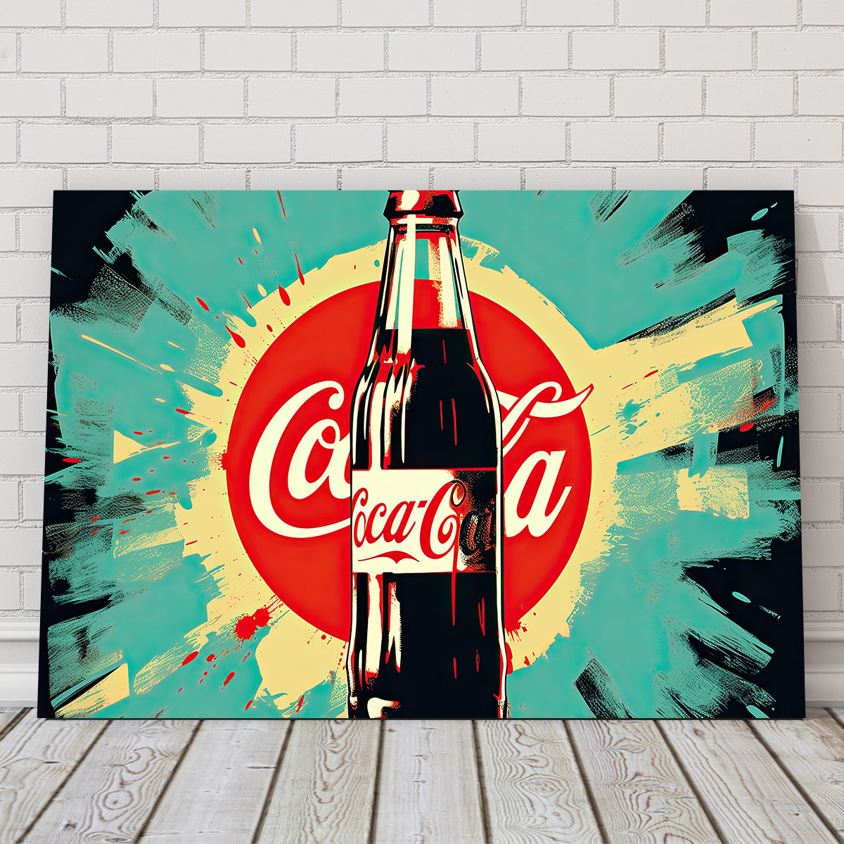 Stunning Coca Cola Bottle Wall Art by Ralph & Laura Design