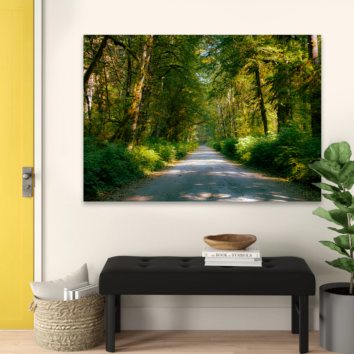 Exquisite Rainforest Road Wall Art by Kyle Sherry