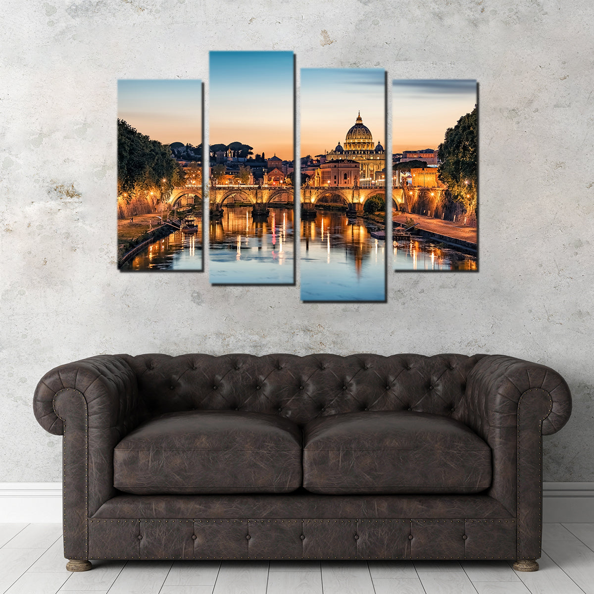 Stunning Rome Sunset Wall Art for Your Home Decor