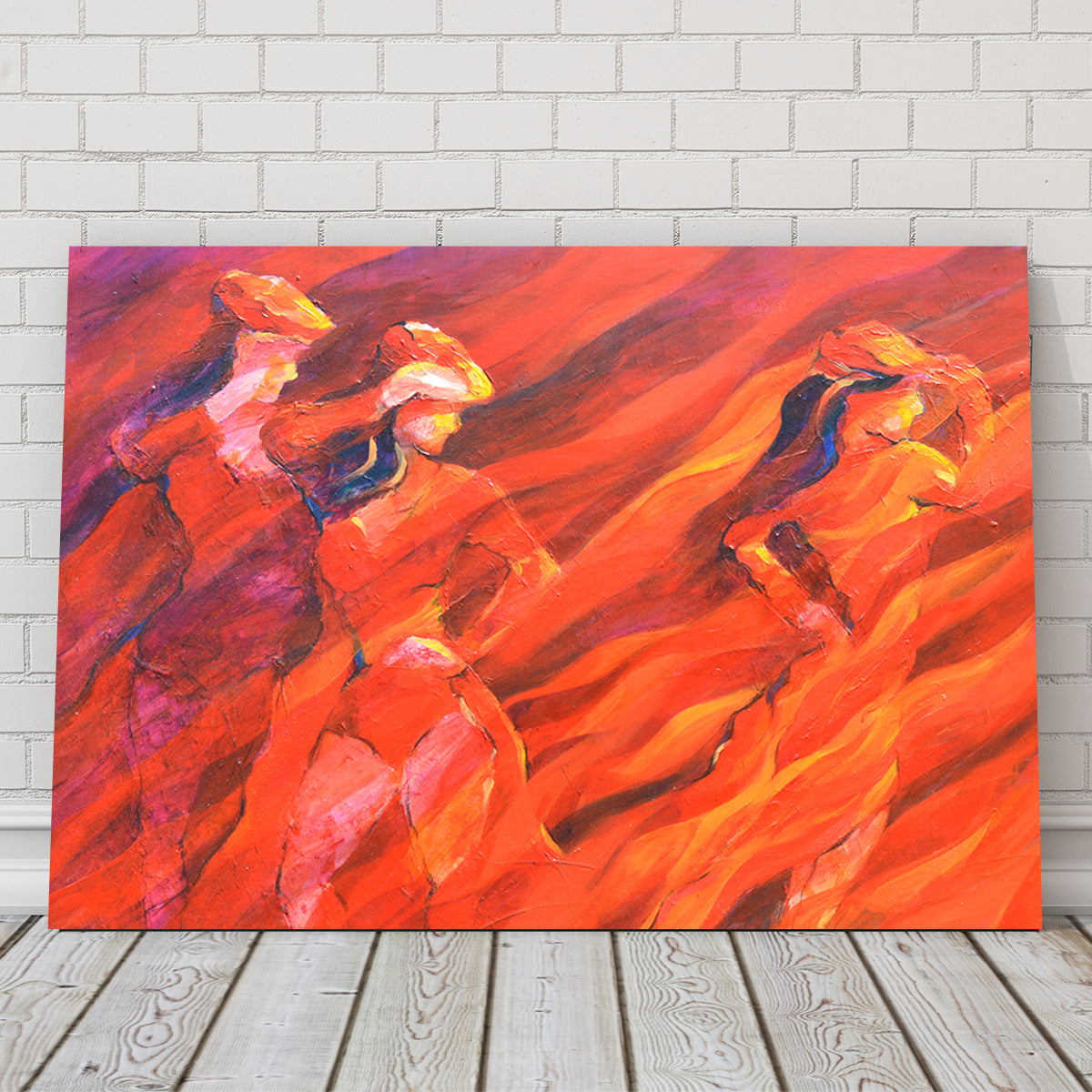 Stunning Salsa Over Charcoal Wall Art by Gerry Segismundo