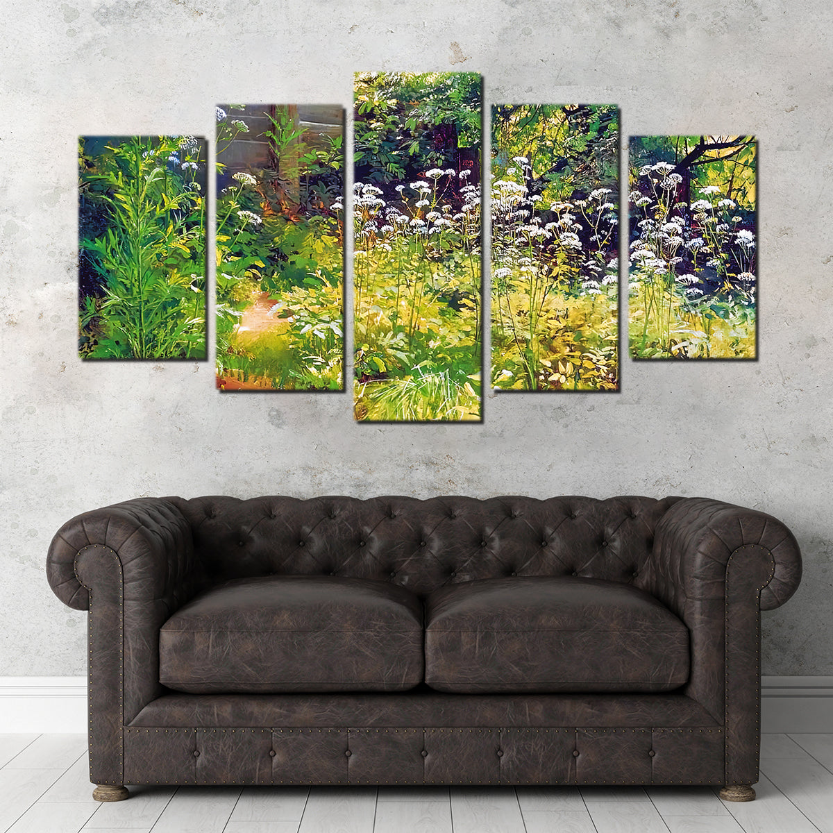 Exquisite Garden Corner Wall Art by Denise Dundon