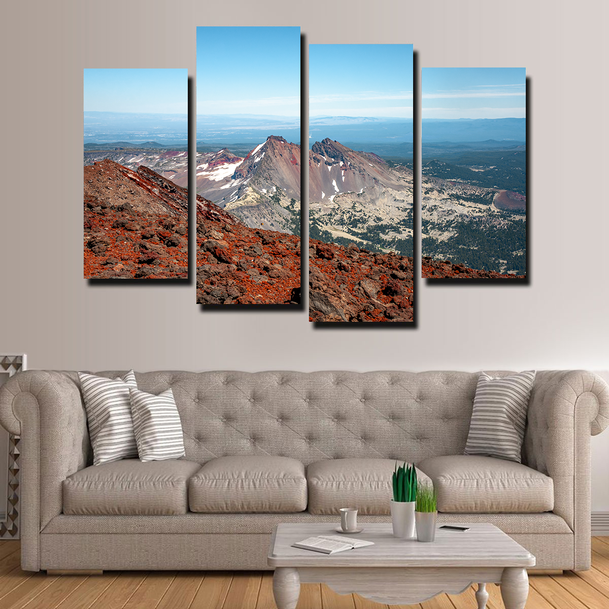 Stunning South Sister Wall Art by Kyle Sherry