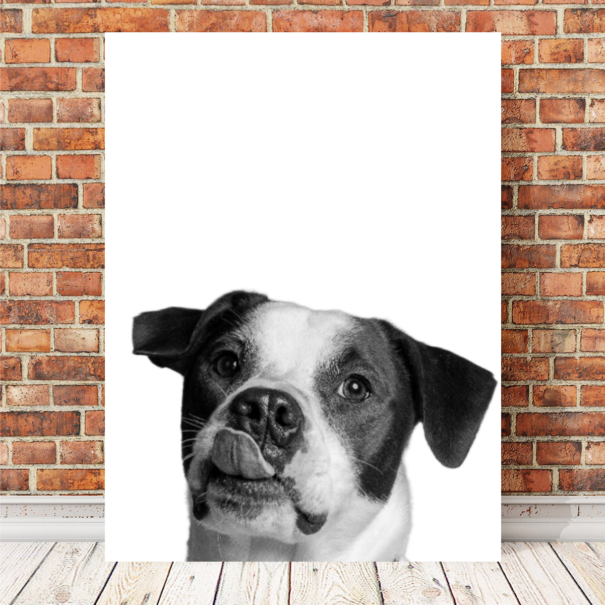 Stylish Dog Wall Art by Lawisi