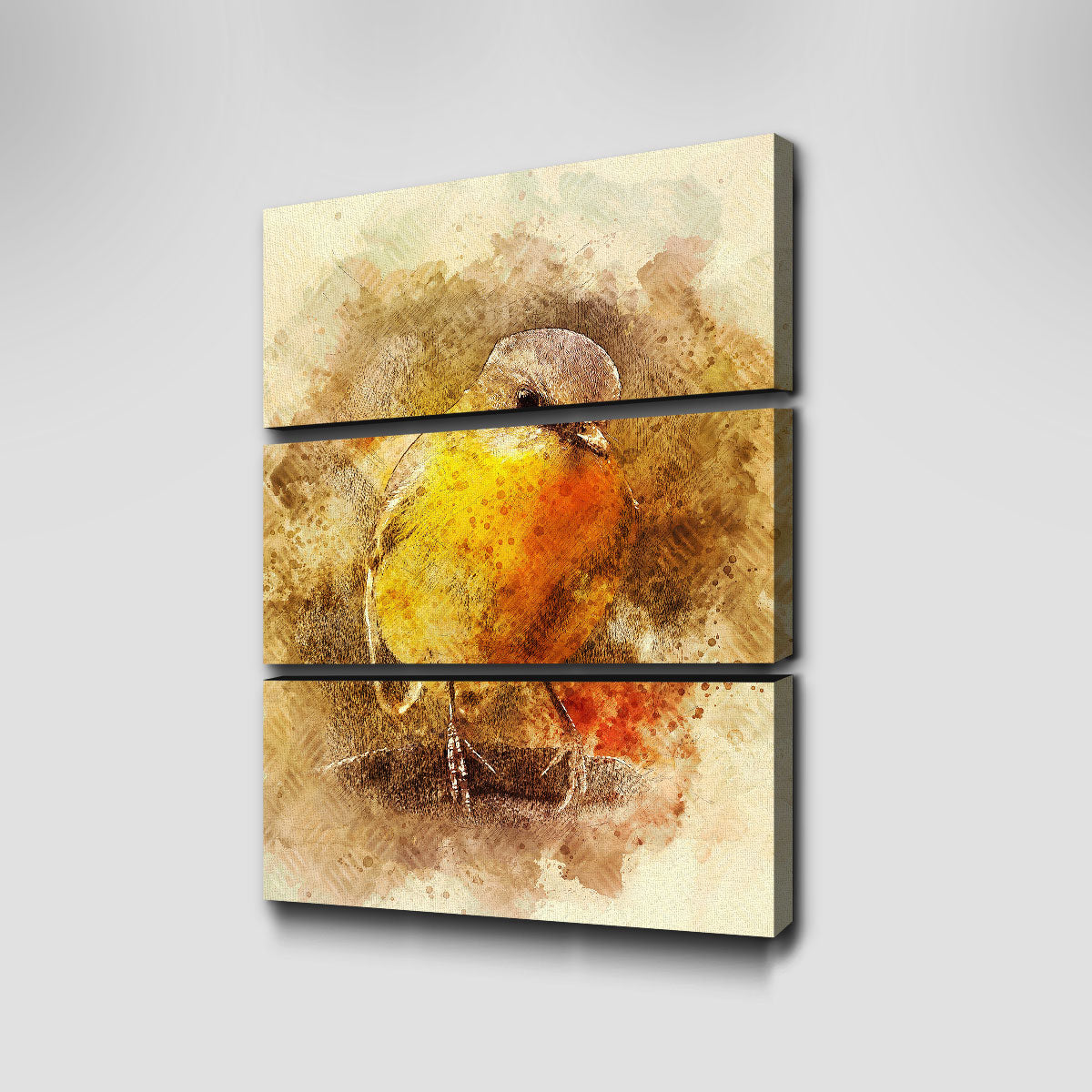 Exquisite Little Bird Vertical Wall Art by Denise Dundon