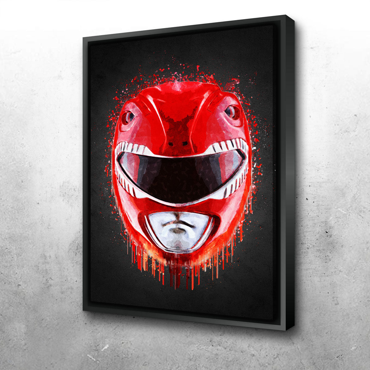 Stunning Red Ranger Portrait Wall Art by Gab Fernando