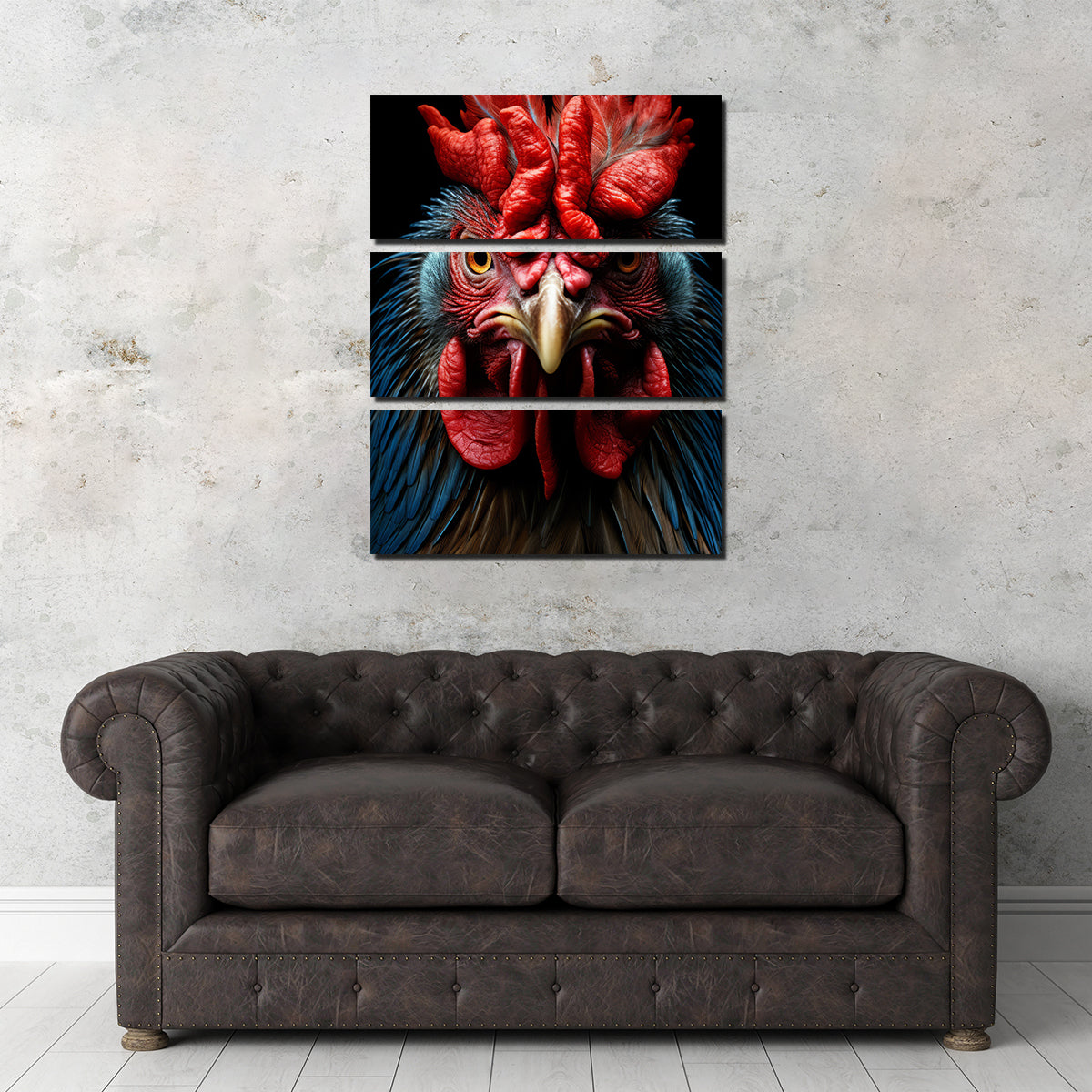 Stunning Rooster Black Wall Art for Home Decor