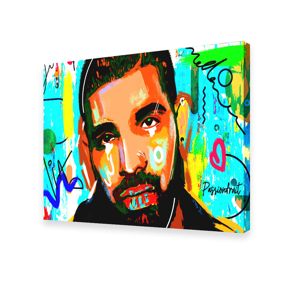 Unique Drake Graffiti Wall Art by Studiodtalk