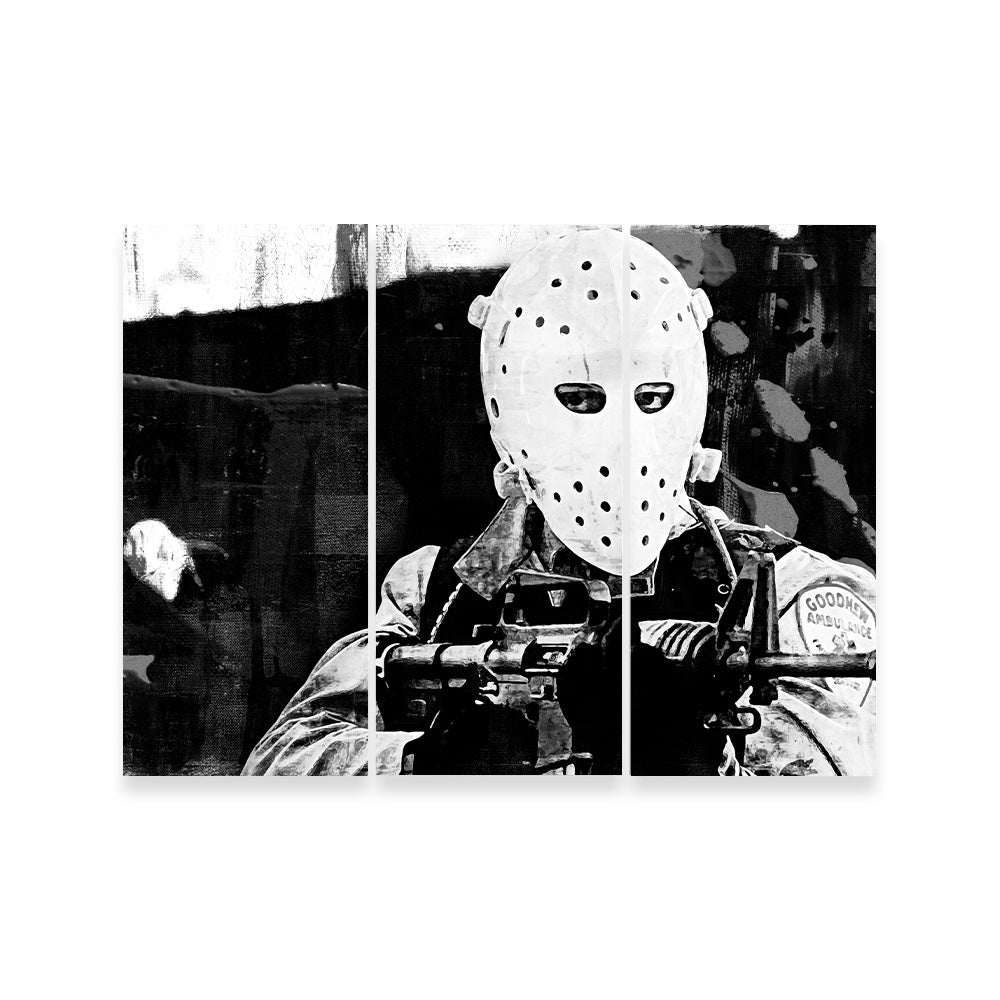 Stunning Heat - The Heist Grayscale Wall Art for Modern Decor