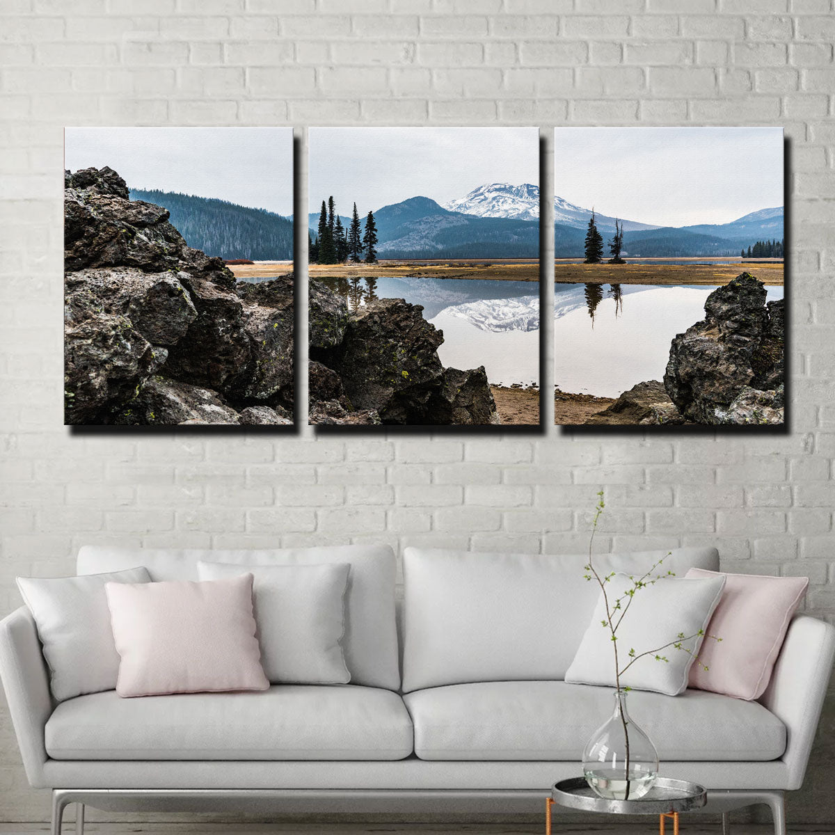 Breathtaking South Sister Mountain - Sparks Lake Wall Art for Your Home Decor