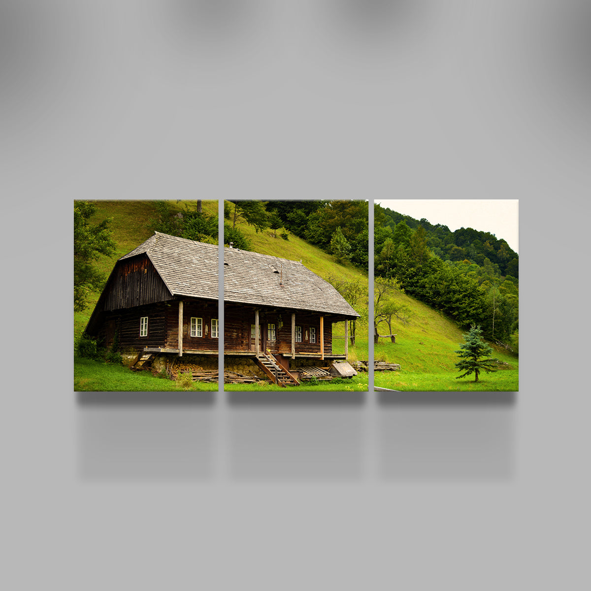 Exquisite Romanian Cabin Wall Art by George Sorin