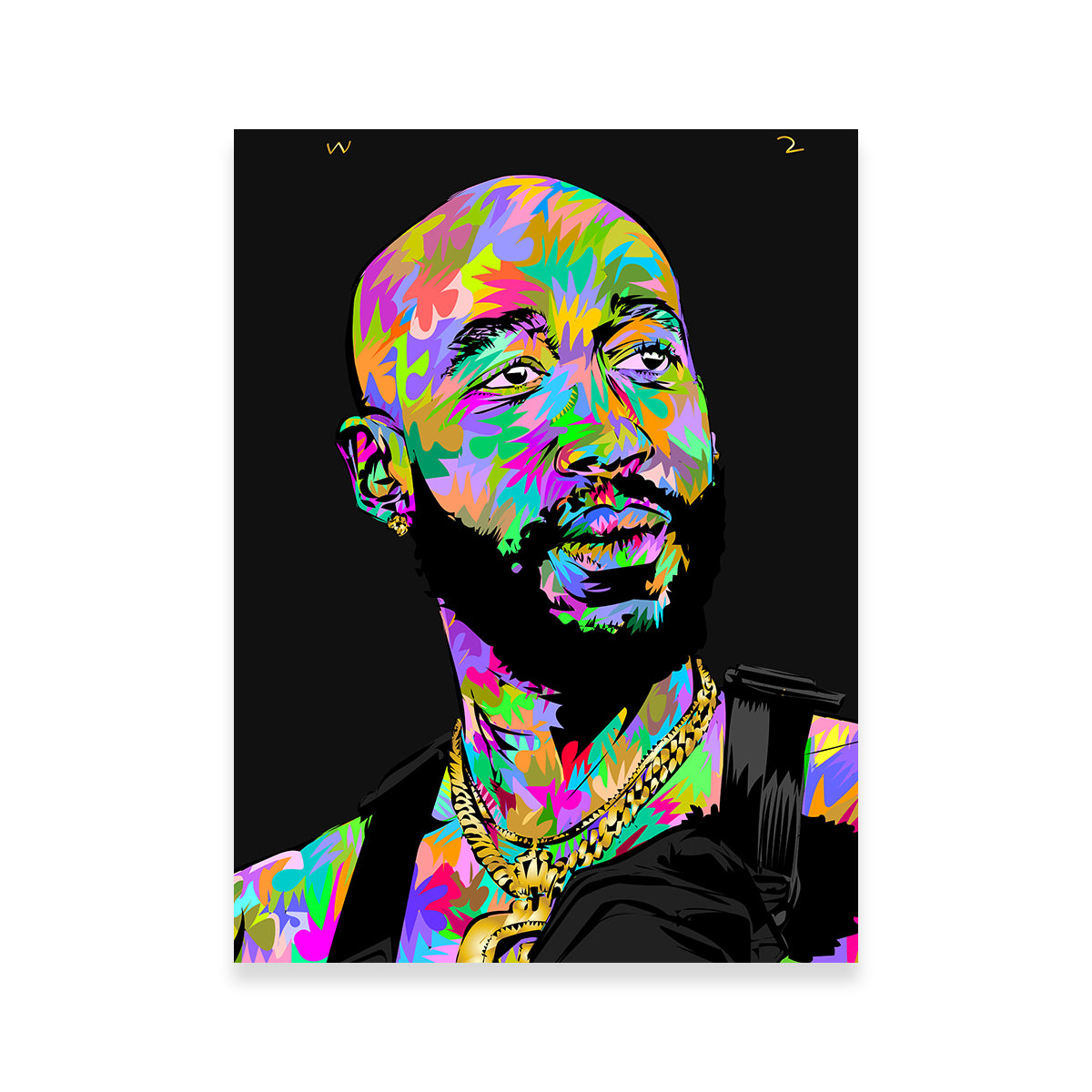 Freddie Gibbs High - Quality Wall Art for Music Lovers