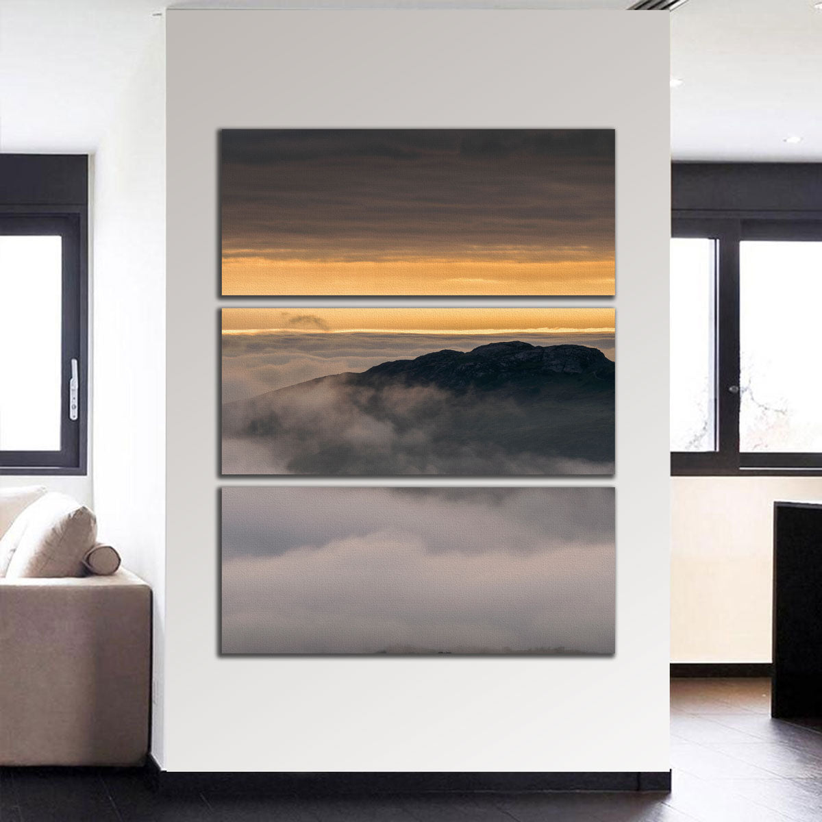 Exquisite Cloudy Peak Wall Art by Mike Cotton