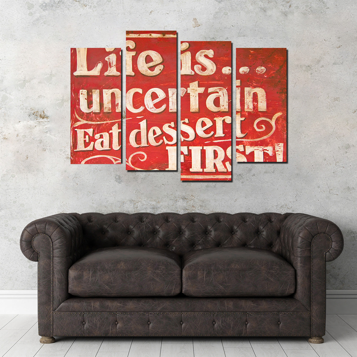 Exquisite Dessert First Wall Art for Stunning Home Decor