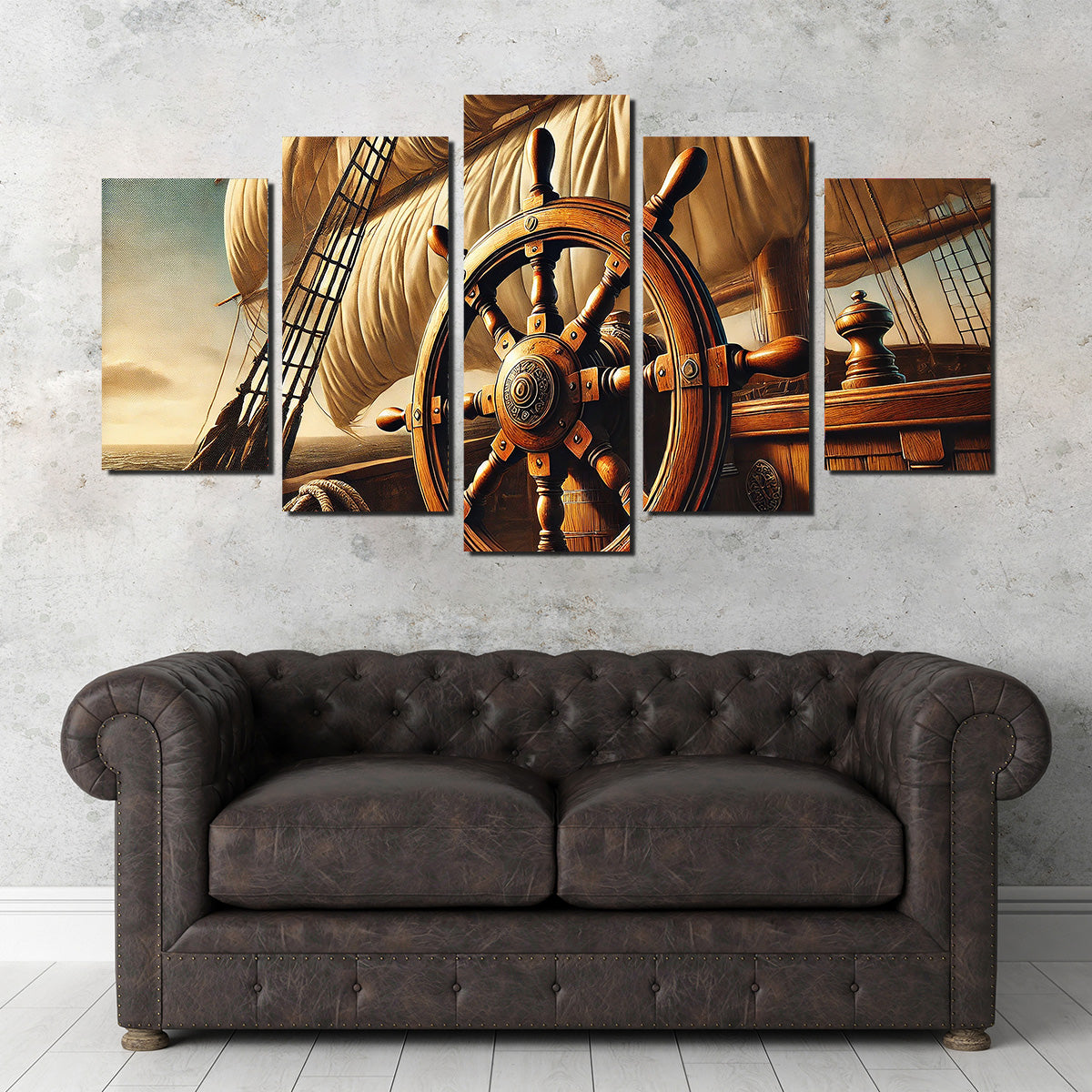 The Helm - Premium Kiln - Dried Pine Wood Framed Canvas Prints