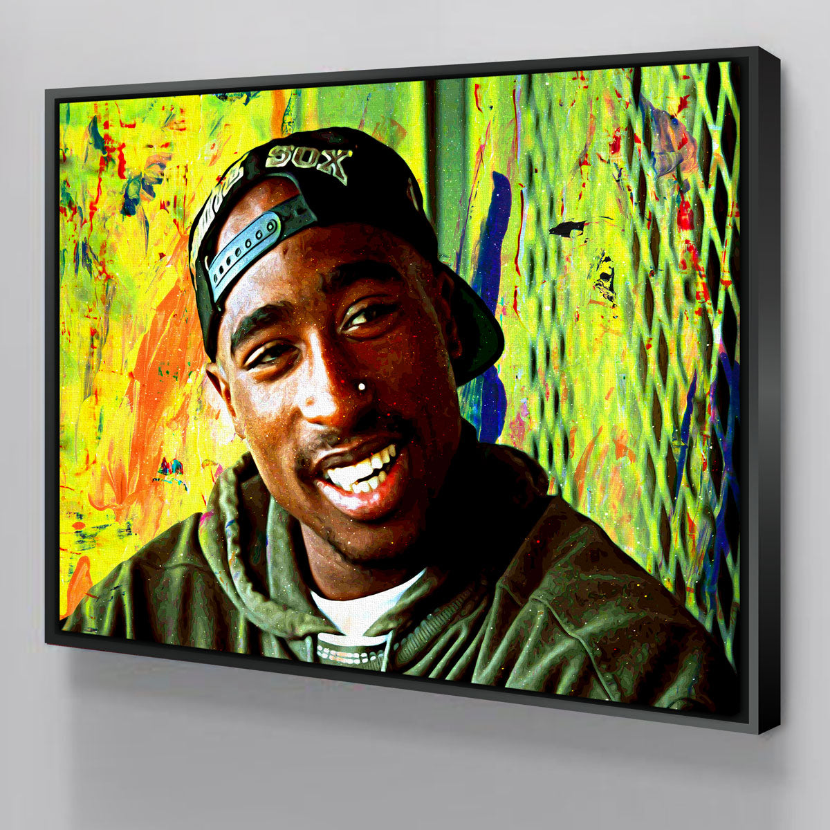 Authentic 2Pac Wall Art - High - Quality Decor for Hip - Hop Fans