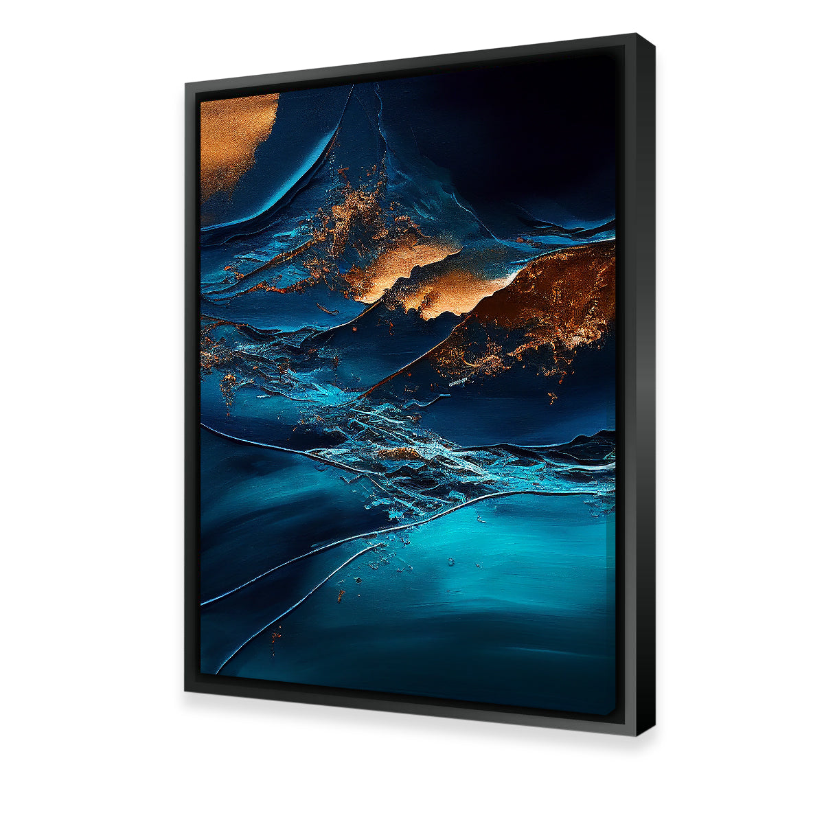 Stunning Coastal Abstract Series 2 Wall Art by Jennifer Hotai