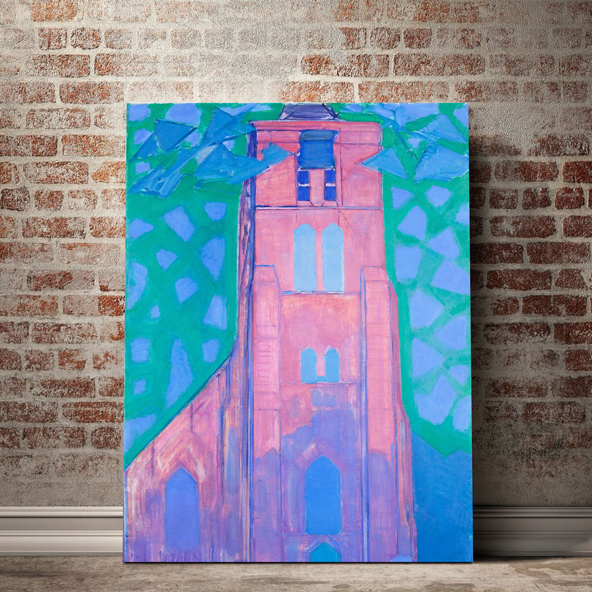 Exquisite Zeeuwsche Kerktoren Wall Art by Piet Mondriaan