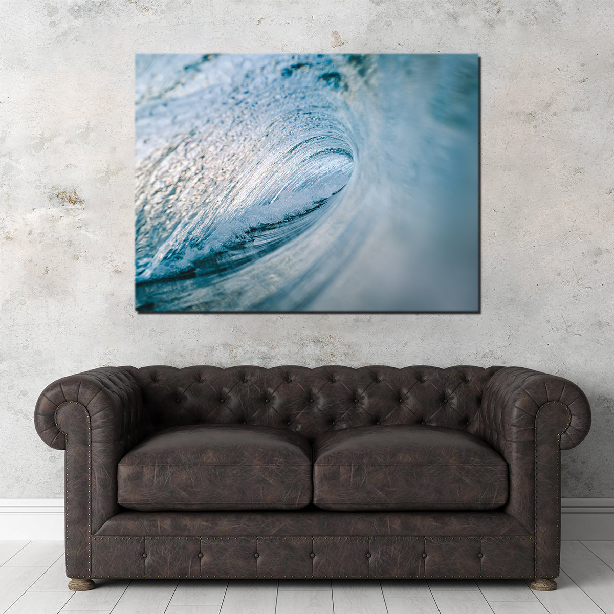 Stunning Blue Ice Wall Art by Lucas Moore