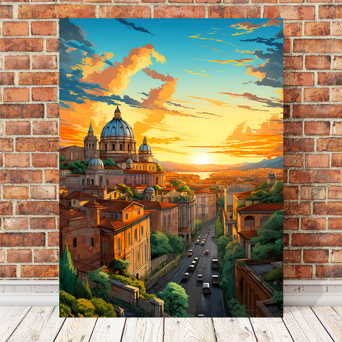 Exquisite Rome - St. Peter's Basilica Wall Art for Stunning Decor