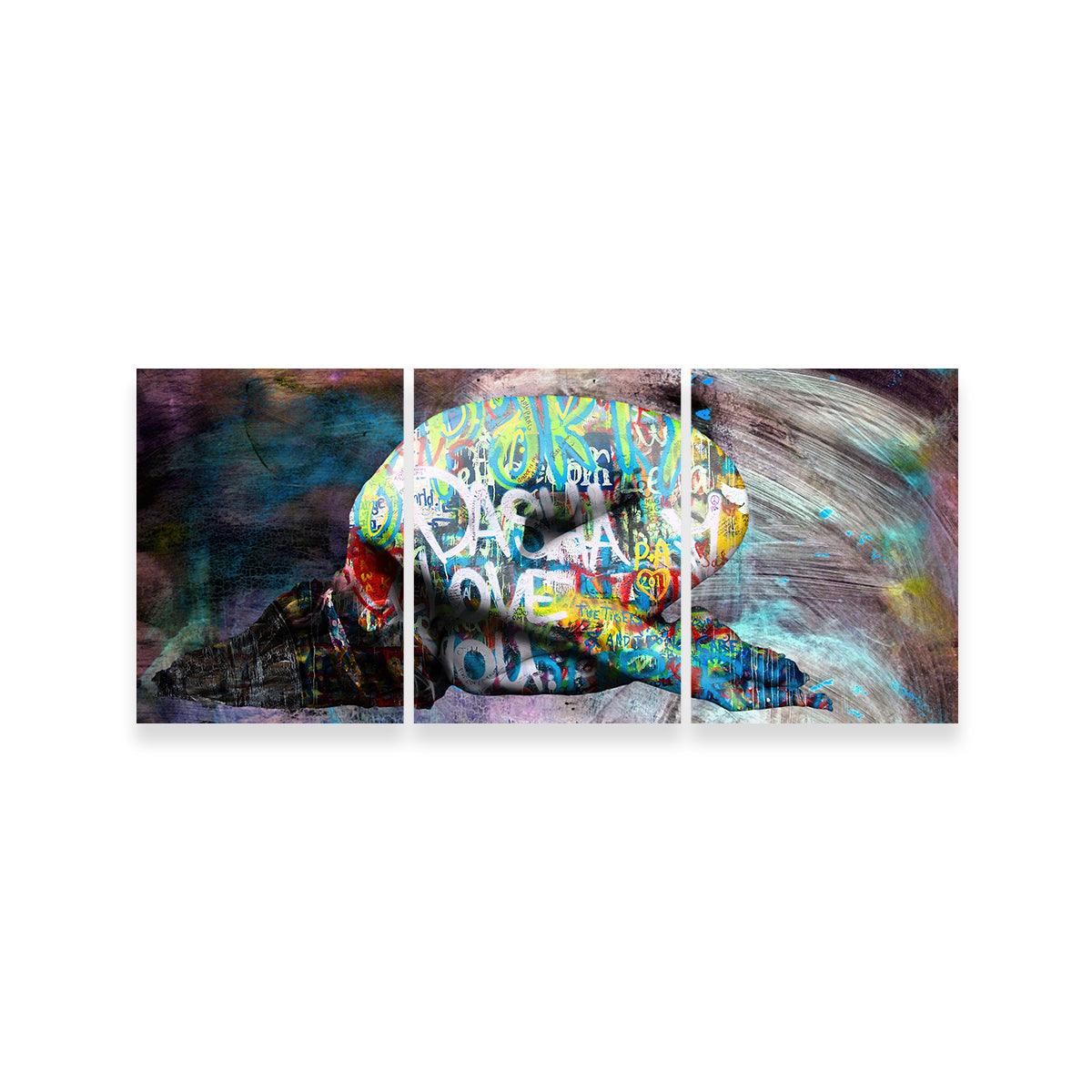 Dasha Love You Wall Art by Stephen Chambers - Museum Quality Canvas Print